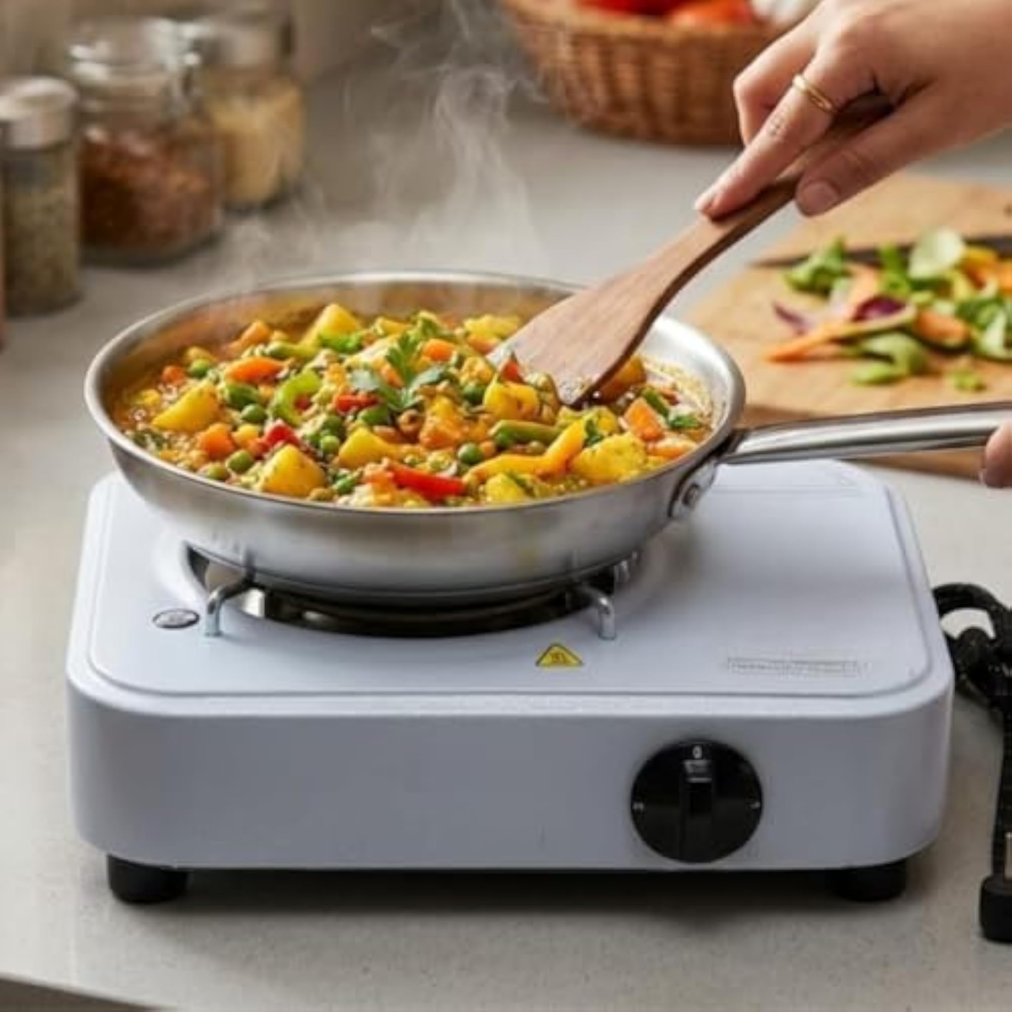 2000W Electric Hot Plate Portable Single Burner